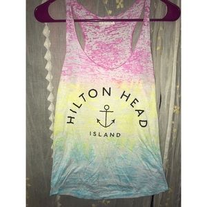 Hilton Head Island Tie Dye Tank Top
